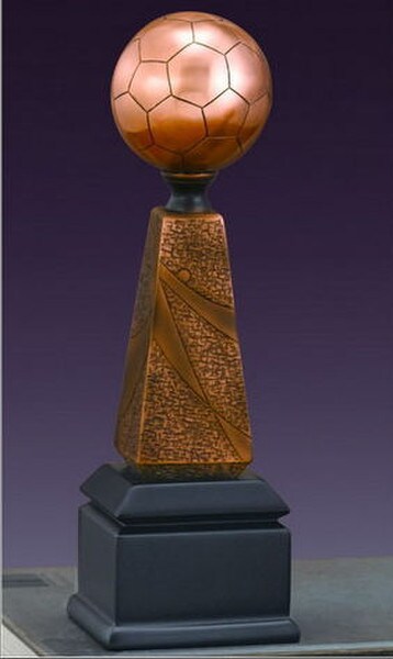 Soccer Ball Trophy Sculpture Great for Awards Sports Teams